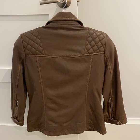 All Saints Leather Jacket -US size 2 - Picture 5 of 9
